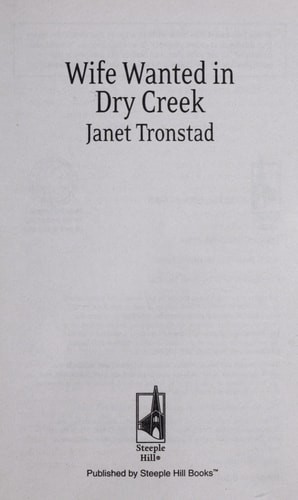 Wife Wanted in Dry Creek (Love Inspired) by Tronstad, Janet, Good Book