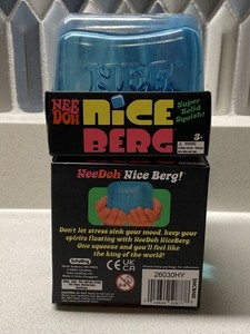 NeeDoh Nice Berg Nee Doh New Authentic Trending X2 Lot XL Blue Super Squish