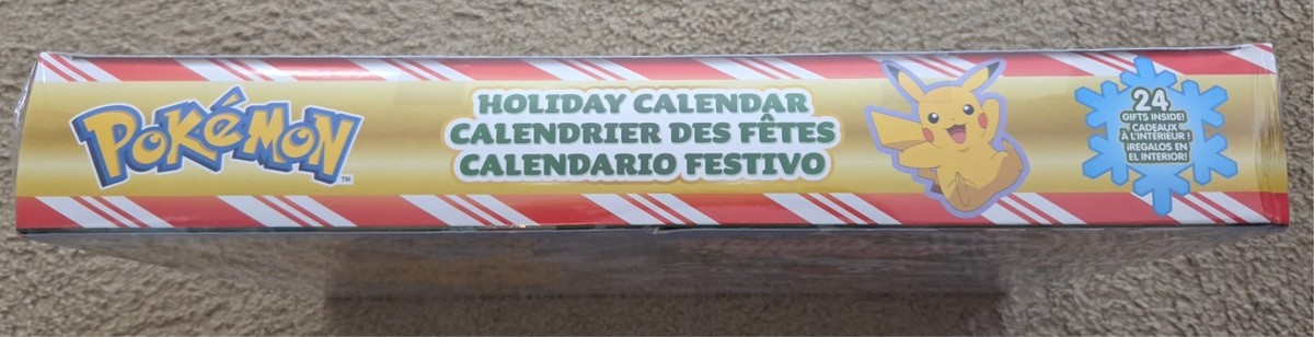 OOP 2022 Pokemon Happy Holidays Advent Calendar Jazwares New