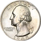 1945-D Washington Quarter