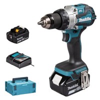 Makita DHP489RTJ Akku-Schlagbohrschrauber Led Mit Akkus Und LadegeräT