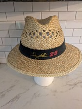 Vintage NASCAR ERNIE IRVAN #28 Vintage Straw Hat One Size USA Made