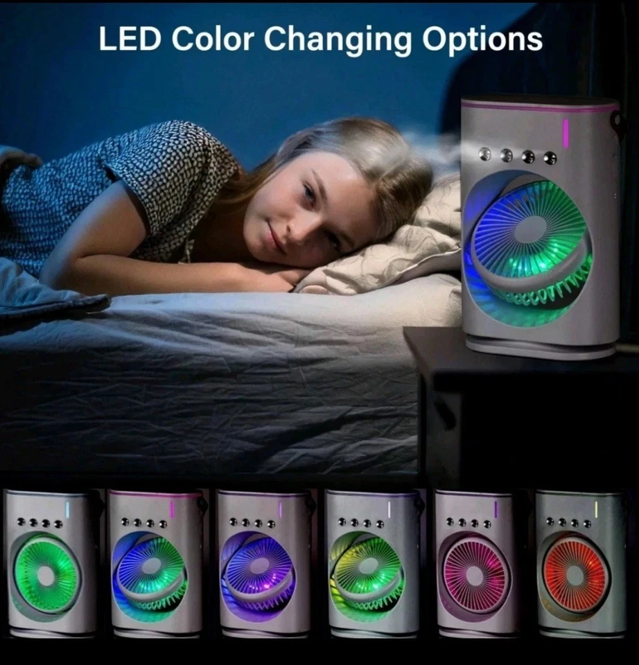 Ventilador de nebulización portátil Bullseye Air recargable Foto 3 de 4