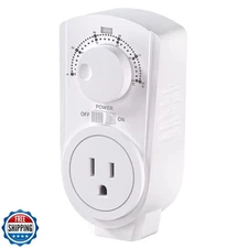 EconoHome Adjustable Thermostat - Universal Plugin Heating and Co