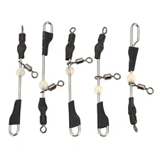 Line Connector 3 Way Rings Rolling Swivels Barrels Swivels Fishing Tackle