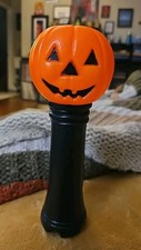 Vintage Halloween Blow Mold Blinky Lite Jack-o-Lantern Parts Only 8.25" Read