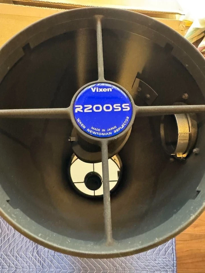 Vixen R200SS 200mm Newtonian Reflector + GP Great Polaris + Tube Rings Used - Image 3 of 4