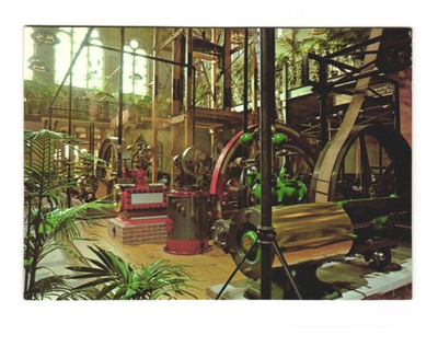 #ad Arts and Industries BLDG Smithsonian Inst VTG postcard Stationary steam engines $5.95