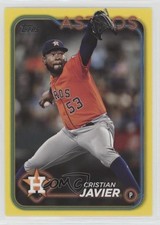 2024 Topps Series 1 Yellow Cristian Javier #269 0xq4