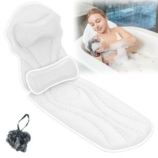Full Body Bath Pillows for Tub Luxury Bathtub Pillow Cushion for Head,Shoulde...