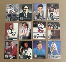 1991-92 Pro-Set Platinum Hockey Celebrity Captains Complete Set Fred Rogers NHL