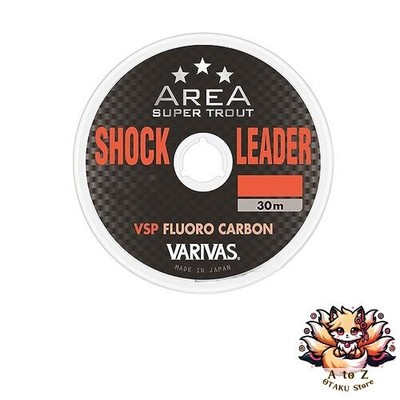 NEU VARIVAS Super Trout Area Shock Leader VSP Fluorocarbon 30m Natural 5lb 1