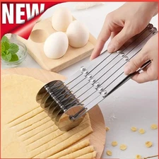 5-Wheel Pastry Cutter Stainless Steel Expandable Pizza Slicer Durable Dough