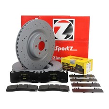 Zimmermann SPORT Bremsscheiben Ø 380mm TEXTAR Beläge für FORD MUSTANG MK6 vorne