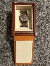 Fossil Twist Watch Men Brown With Case. May Need New Battery As Is