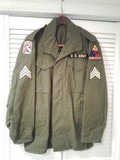Jacket, Field Vietnam Era, M-65 US Army Size Small-Regular