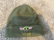 Disney Star Wars Grogu The Child Baby Yoda Beanie Hat Adult Olive Green