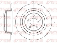 2X Bremsscheibe Remsa 61343.00 290Mm FüR Legacy 3 Station Wagon BH BE Outback