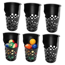 Pool Table Pockets Replacement Pockets for Billiard Table Set of 6 Large