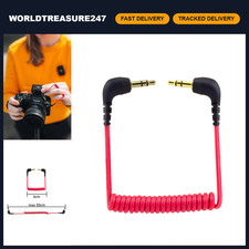 3.5mm TRS Cable for Microphones, TRS to TRS Adapter, Compatible with DJI & Rode