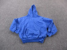 YZY Hoodie Sweatshirt Boys L 10 11 Blue Pullover Double Layer Yeezy Youth