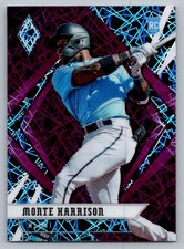 2021 Panini Chronicles #6 Monte Harrison Phoenix Purple Velocity