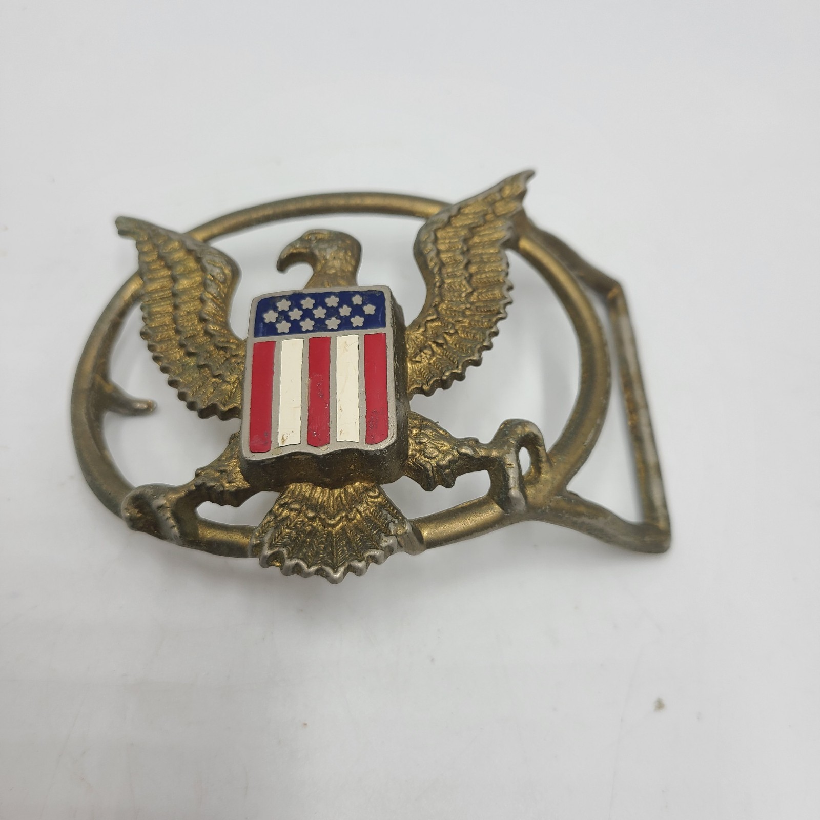 Elvis Presley Vintage Gold Aloha From Hawaii American Eagle Belt Buckle