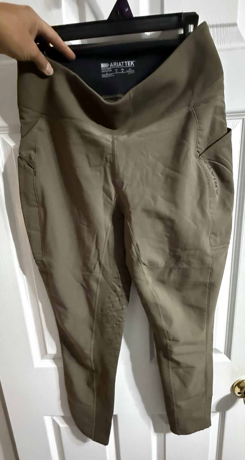 Ariat AriatTek Riding Breeches, fleeced lining with pockets, Women’s Large