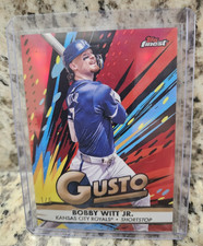 2025 Topps Finest Bobby Witt Jr. Gusto /5 Red SSP Kansas City Royals G-8