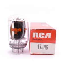 One Excellent RCA 17JN6 Tube NOS NIB 2X O Getters Strong B K 606 Results