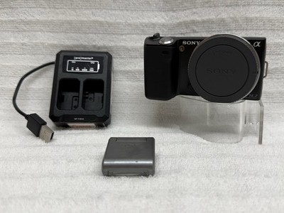 Sony Alpha NEX-5 14.2MP Digital Camera Body With Flash - Black