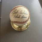Hank Aaron Autographed Rawlings Official Ball National League Baseball