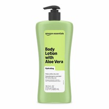 Amazon Essentials Hydrating Body Lotion with Aloe Vera, Hypoallergenic Formula