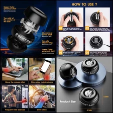 Auto-Start Gyro Ball Wrist Trainer Forearm Exerciser Hand Grip Strength