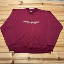 Vintage 90s Harley-Davidson USA Embroidered Logo Crewneck Sweatshirt Men's Large