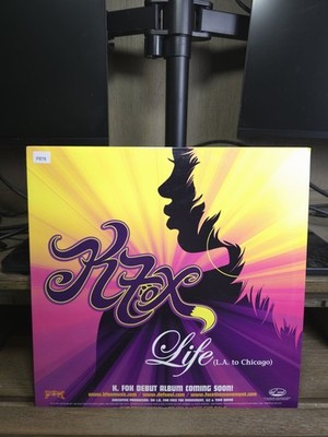 K FOX LIFE (L.A. TO CHICAGO) 12'' VINYL SINGLE 2003 DEF SOUL DEFR 15809-1 PROMO