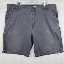 Carhartt Force Cargo Shorts Men s Size 44 Relaxed Fit Grey Workwear Ripstop