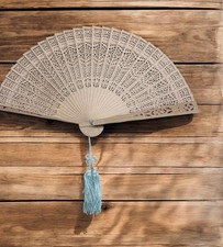 Sandalwood Fan from 1950's with Original Box TT