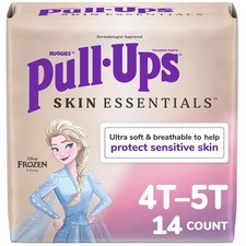 Pull-Ups Girls' Skin Essentials Potty Training Pants, Training Underwear, 4T-5T