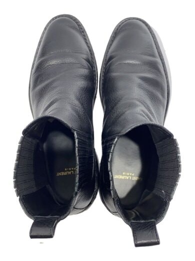 SAINT LAURENT Stivali Gore laterali Taglia 40 Nero 588727