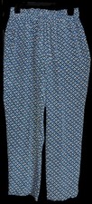 NWT GERALD DAREL luxury silk blue white geometric ocean pattern, sz 10 retail 37