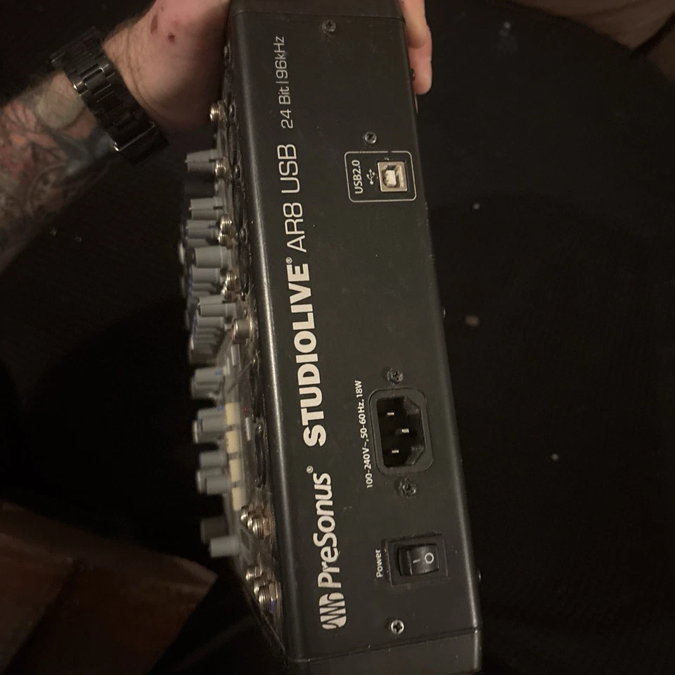 PreSonus StudioLive SLM AR8c Mezclador de 8 Canales USB 8 entradas/4 salidas Interfaz de Grabación Foto 2 de 4
