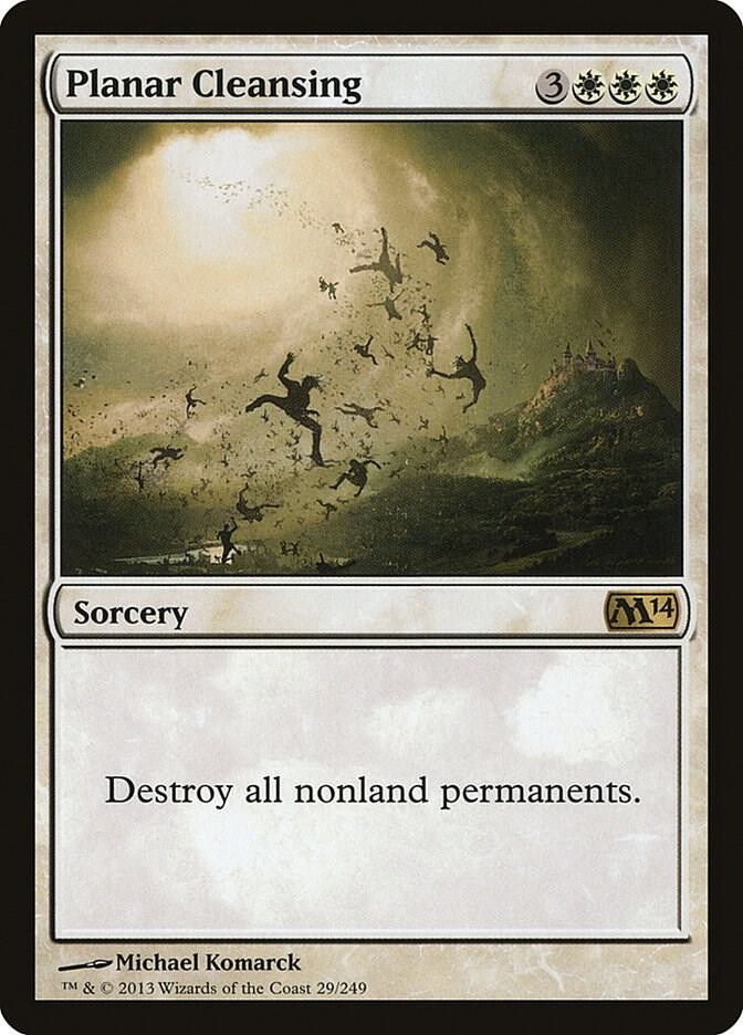 Planar Cleansing 29 R Magic 2014 (M14) Magic: The Gathering NM/M