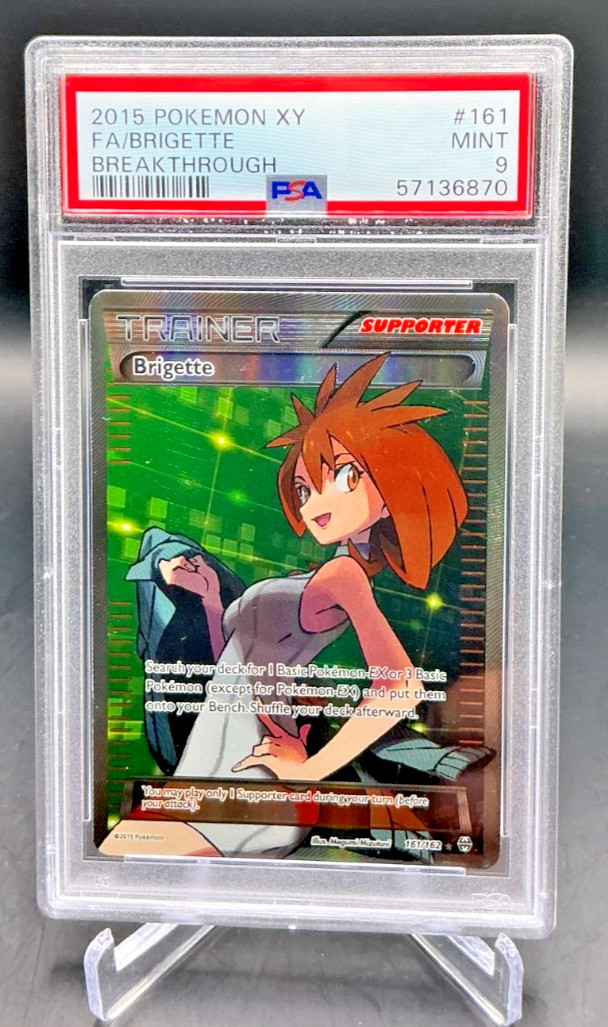 PSA 9 - 2015 Pokemon XY Breakthrough BRIGETTE #161 (6870)