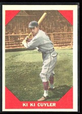 Ki Ki Cuyler 1960 Fleer Baseball Greats #75 Chicago Cubs