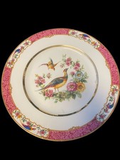 Zierteller "Bavaria Schumann" mit V&ouml;geln und Blumen