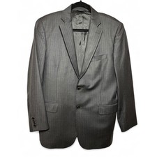 Ermenegildo Zegna Traveller Grey Pinstripe Blazer 40R