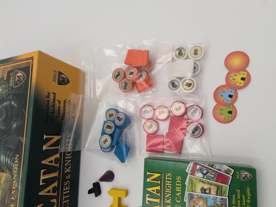 Catan Cities And Knights Juego de Mesa Expansión, Usado Como En La Foto Foto 4 de 4