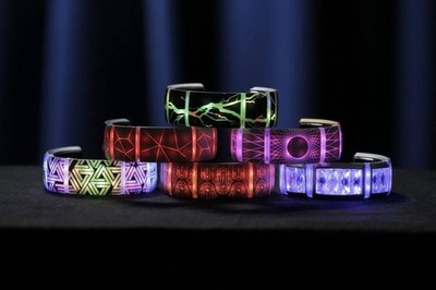 Gemio Light-Up Music Festival Multicolor Smart Band Sets x2