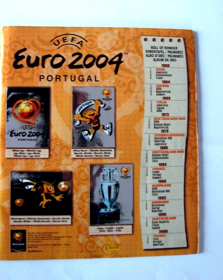 Album PANINI   /  UEFA - EURO 2004 - Portugal  ( complet, en TBE ) - 2004 - Photo 2/4